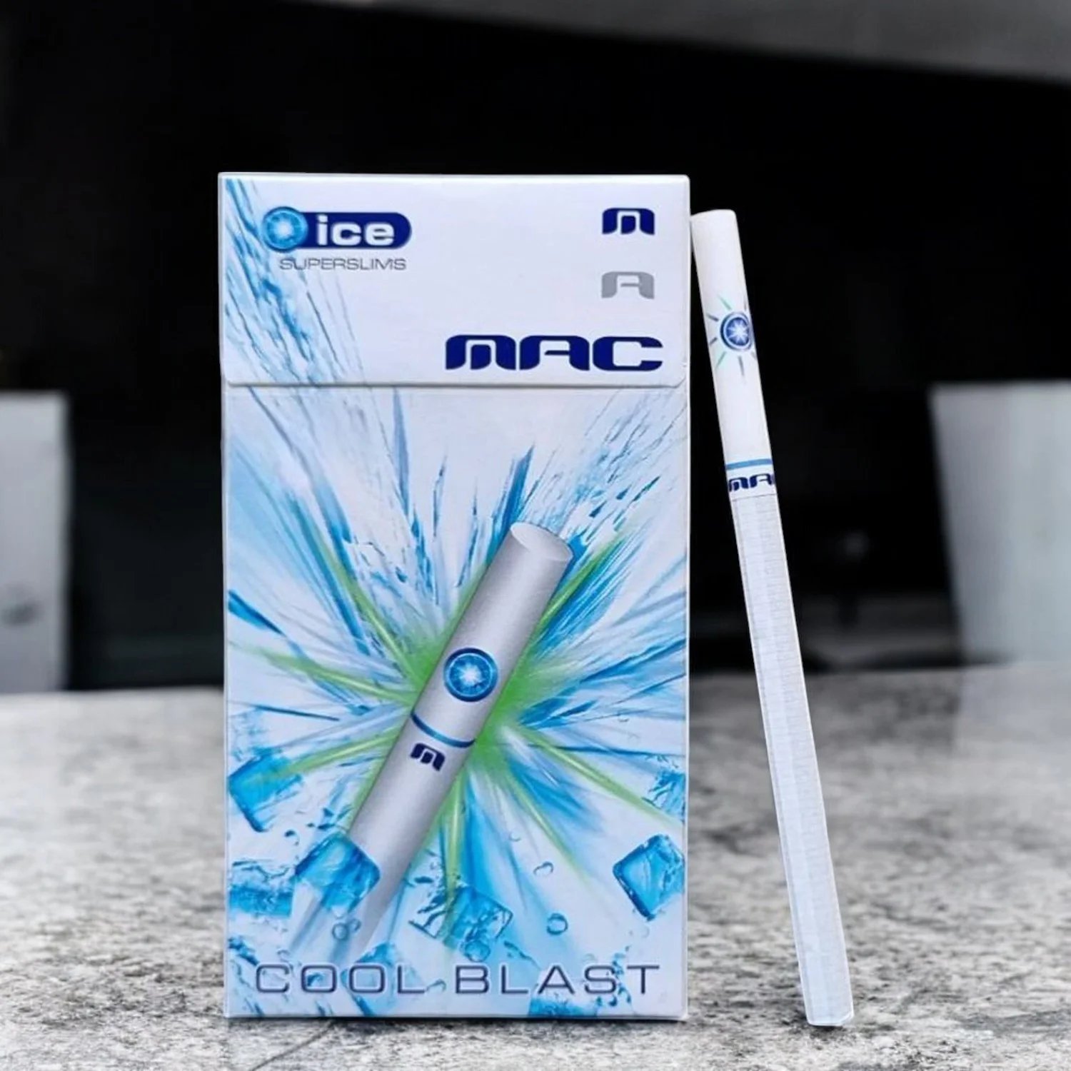 mac MAC Cool Blast — Ice Super Slim Menthol Capsule (Carton) - Image 1
